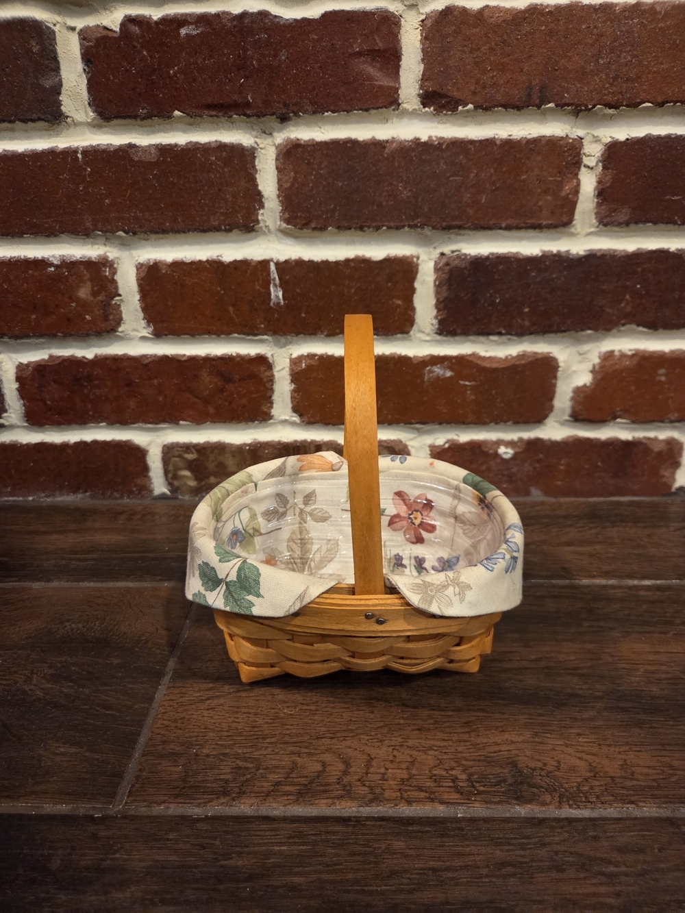Longaberger Basket Handwoven Handle Liners ACS 1999 USA Grandmacore Vintage